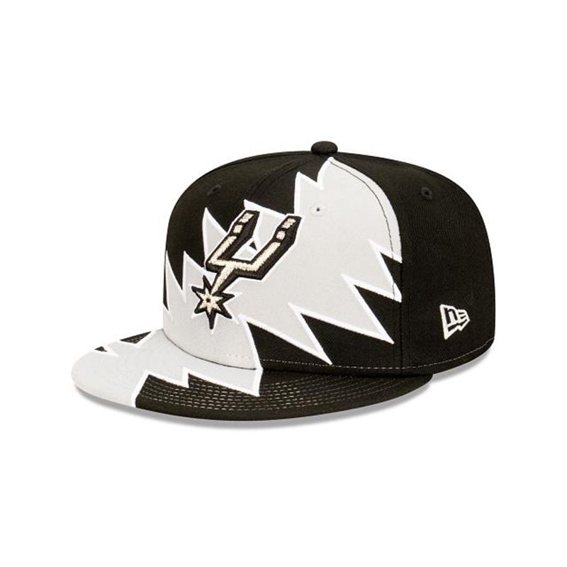 NBA San Antonio Spurs Flash 9Fifty Snapback (PYQ1646) - Black New Era Caps